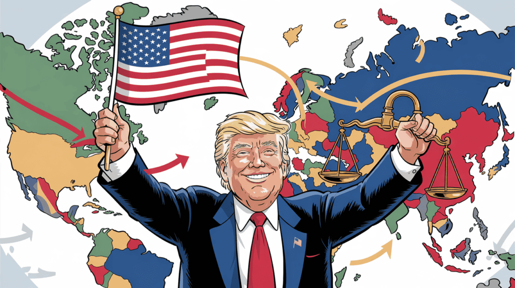 TRUMP America First Cartoon