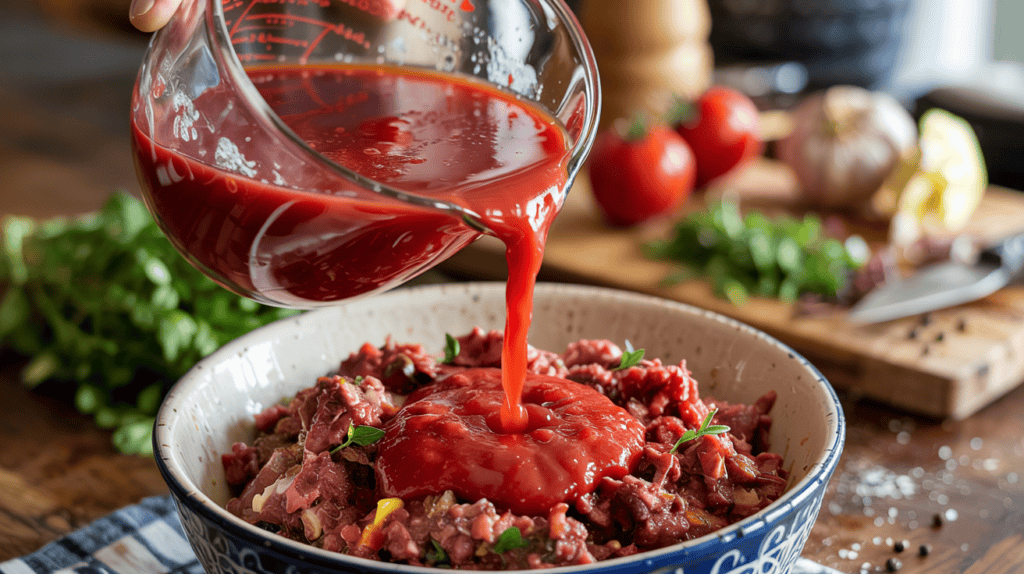 Tomato Juice Meatloaf