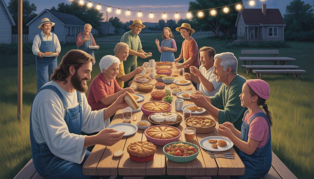Jesus Eating